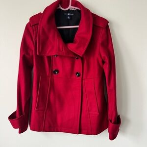GAP Red Peacoat